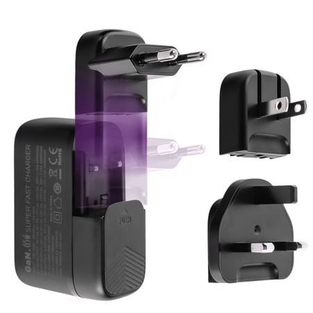 65W GaN LDNIO Q366 3x USB-C PD QC Ladegerät