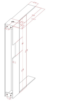 BIRA-Großes Gehäuse für linke Tür