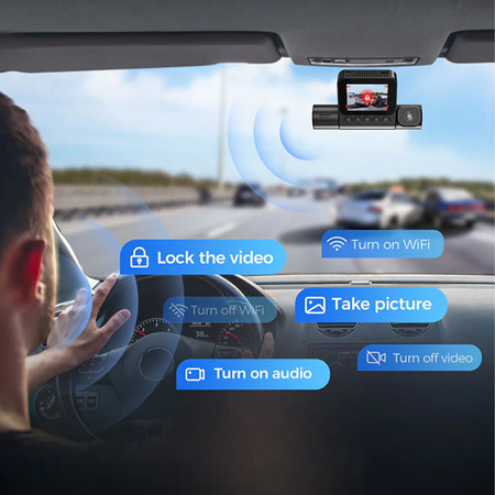 Wideorejestrator 2K 2CH 4G WiFi GPS AZDOME M660 - zdjęcie 2