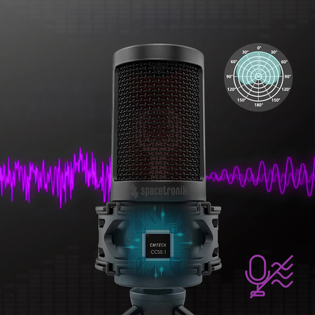 Mikrofon USB Spacetronik SPU-WM40