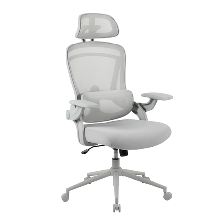 Zestaw cztery biurka elektryczne Spacetronik z krzesłami Doris 11