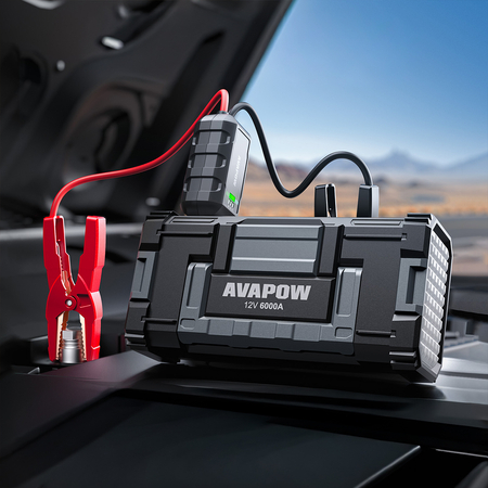 Powerbank rozruchowy 12V 6000A 88Wh AVAPOW T8 Max - zdjęcie 2