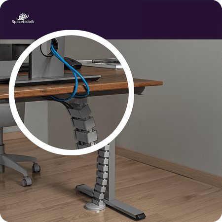Organizer do kabli Spacetronik szary SPK-182G