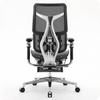 Ergonomiczny fotel biurowy Spacetronik SPRINGLE 66, czarny, rozkładany