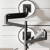 Uchwyt na dwa monitory Spacetronik SPAH222