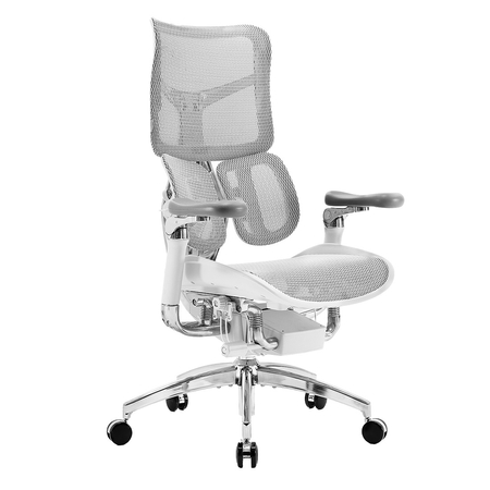 Ergonomiczny fotel biurowy Spacetronik SPRINGLE 66, czarny, rozkładany