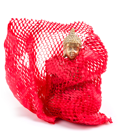 Rot geschnittenes Honigwabenpapier 30cm 100m