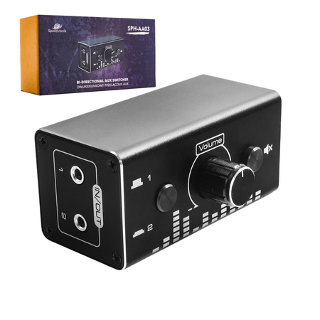 Przełącznik rozgałęźnik słuchawek sumator jack Hi-Fi Aux 3,5mm dwukierunkowy SPH-AA03 - zdjęcie 2