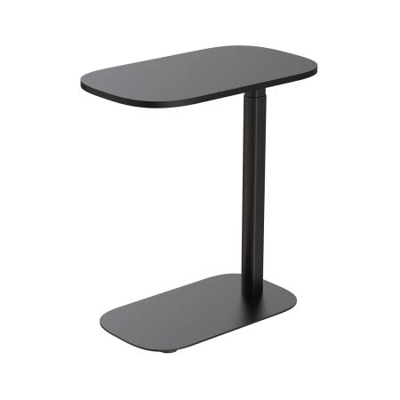 Zestaw wypoczynkowy fotel elektryczny Spacetronik Flax 04M niebieski + stolik regulowany