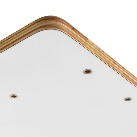 Spacetronik Schreibtisch/Tischplatte 140x80 weißes Sperrholz - zdjęcie 2