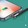 Kabel kątowy 90 stopni do szybkiego ładowania USB-A / Lightning 1m 2,4A LS581L