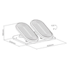 Podstawka pod biurko na nogi z funkcją fitness Spacetronik SPE-M08B