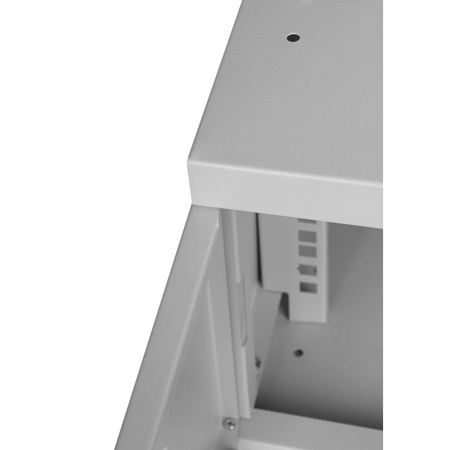 RACK 19'' 4U 600x450mm Graue Stahltür - zdjęcie 2