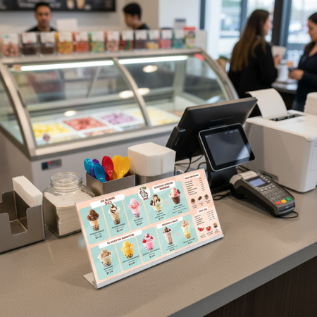 Cyfrowe menu Sylvox 23,8" 700 nitów – nowoczesny ekran do restauracji - zdjęcie 2