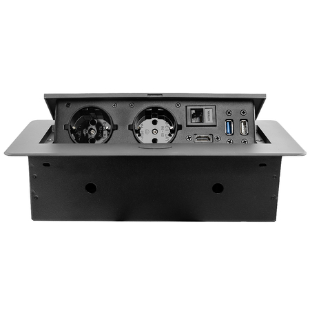 Spacetronik SPS-D26C V2 Arbeitsplattensteckdose Öffnung