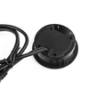 Spacetronik runde Tischsteckdose SPS-R0D5B