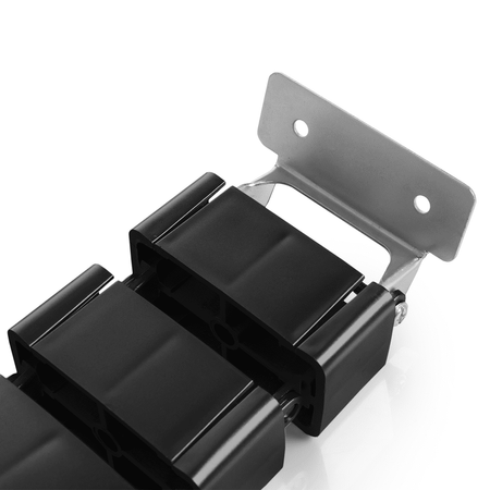 Modułowy kręgosłup prowadnica organizer do kabli Spacetronik SPK-180B czarny 128cm