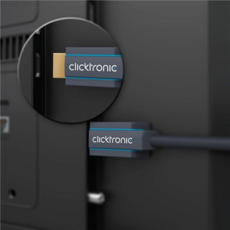 CLICKTRONIC Kabel HDMI - HDMI Micro HD/4K/3D TV 5m OUTLET