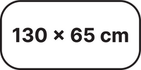 130x65 Zaokrąglony