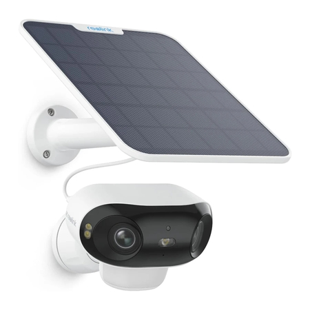 Inteligentna kamera Reolink Argus 4 Pro 8Mpix 4K WiFi6 2,4/5GHz i kątem widzenia 180° + panel słoneczny - zdjęcie 2