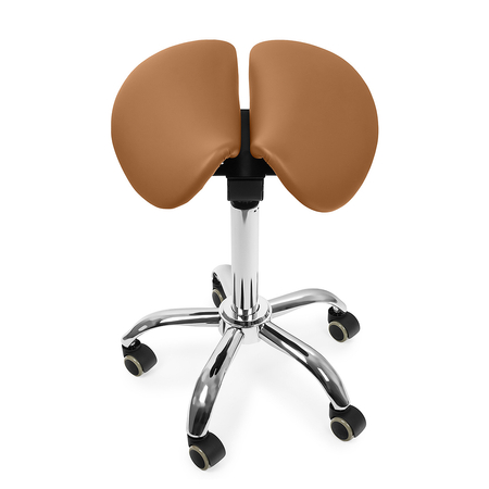 Ergonomiczny hoker regulowany SELLA brązowy Outlet B+