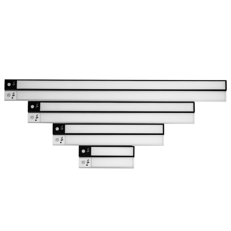 Bezprzewodowa lampa LED Czujnik ruchu 80cm Czarny Outlet B