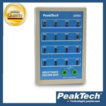 Induc. dec. mit PeakTech 3290 Schiebeschalter