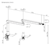Studyjny biurkowy statyw do mikrofonu Low Profile Spacetronik SPA101B
