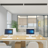 Lampa sufitowa do biura LED GLOW D24 4000K Czarna