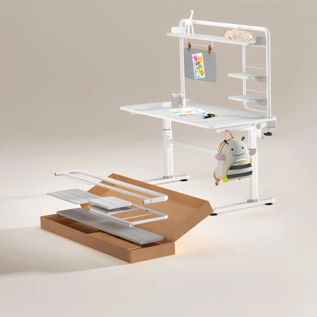 ECO Półka nad biurko bez wiercenia Spacetronik SPB-118WW_120 OUTLET