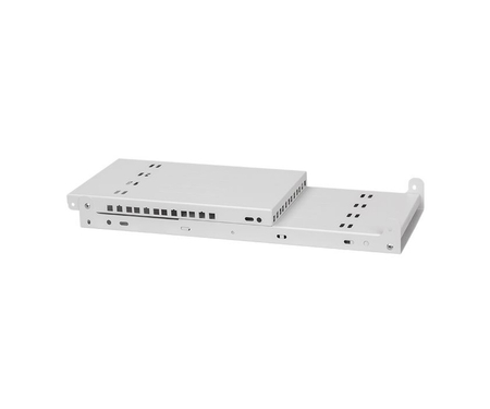 Uchwyt Rack ścienny 19" 4U 330mm Szary
