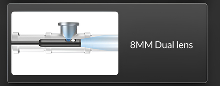 Kamera-Endoskop Doppellinse 8mm SPU-E02 5m