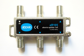 Rozgałęźnik sygnału 1x5 Abovio 5-drożny AR 105 5 - 2400 MHz