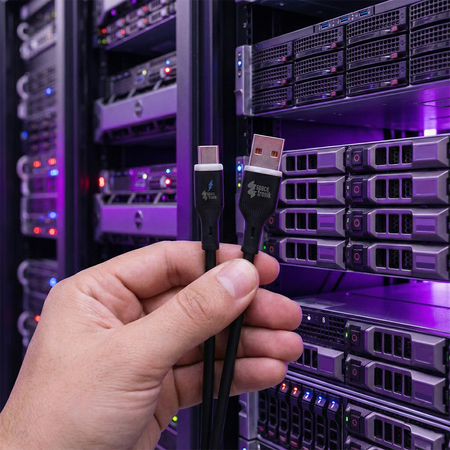 Kabel LED silikonowy  USB2.0 do USB-C 1,5m - zdjęcie 2