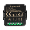 Mini sterownik rolet switch dopuszkowy przkaźnik ZigBee 3.0 Smart Life Tuya Spacetronik sterownik ZB-SC-02 Black