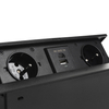 Spacetronik SPS-D24CB Arbeitsplatten-Steckdosenöffnung