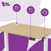 Elektryczne biurko Moris SPE-O111BR 120×60 cm