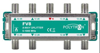 Rozgałęźnik 1x8 12dB 5-1000 MHz FV 8 Polytron