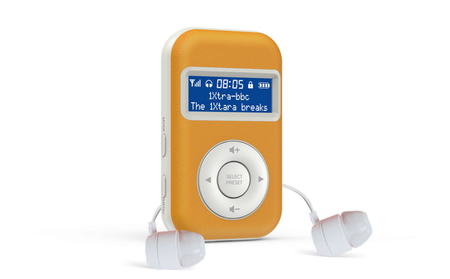 Przenośne kieszonkowe Radio DAB+ FM z ekranem LCD wbudowanym akumulatorem