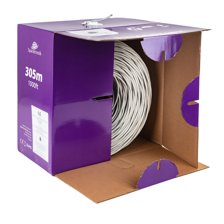 verdrilltes Paar CAT6 U/UTP AWG24 CU PVC OD 6.0 Eca 305m