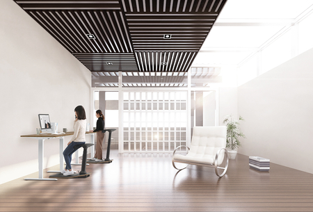 Ergonomiczny stołek biurowy regulowany DROID mata Outlet B-