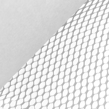 Geschnittenes Honigwabenpapier Weiß 30cm 100m 80g