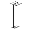 Podwójna lampa podłogowa biurowa GLOW D24 Czarna