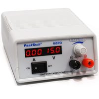 Mini zasilacz laboratoryjny 15V 2A PeakTech 6220