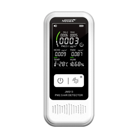 Termohigrometr Monitor Jakości Powietrza z Alarmem LCD PM2.5 Noyafa JMS-13