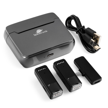 2x kabelloses USB-C-Mikrofon - zdjęcie 2