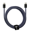 Kabel USB-C PD100/240W Spacetronik 1m granatowy