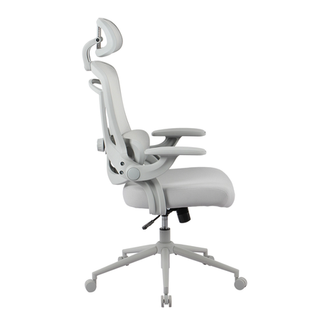 Zestaw podwójne biurko elektryczne Spacetronik z krzesłami Doris 11