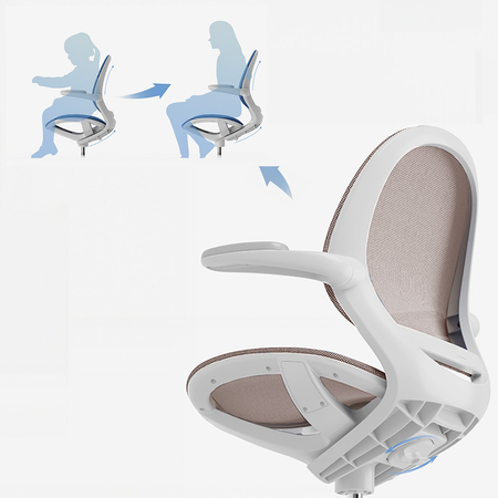 Ergonomiczne krzesło dziecięce – kremowe - Spacetronik SPC-XD03C