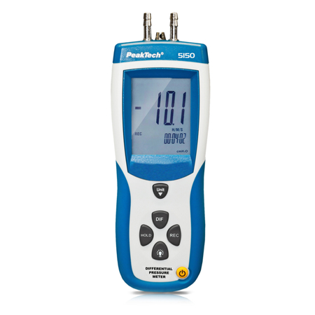 Differenzdruckmessgerät mit USB PeakTech 5150